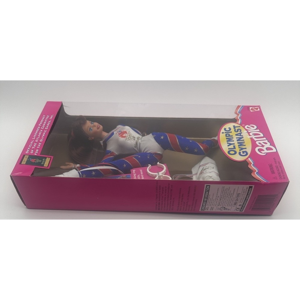 1995 MATTEL BARBIE OLYMPIC GYMNAST ATLANTA 1996 TEAM USA REDHEAD #15125 - Picture 2 of 7